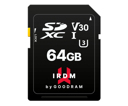 Karta pamięci SD GOODRAM 64GB SDXC IRDM 100MB/s UHS-I U3 V30